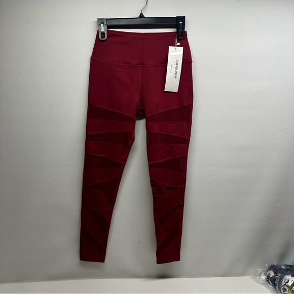 BUFFBUNNY collection red leggings Anastasia size medium nwt - Picture 2 of 9
